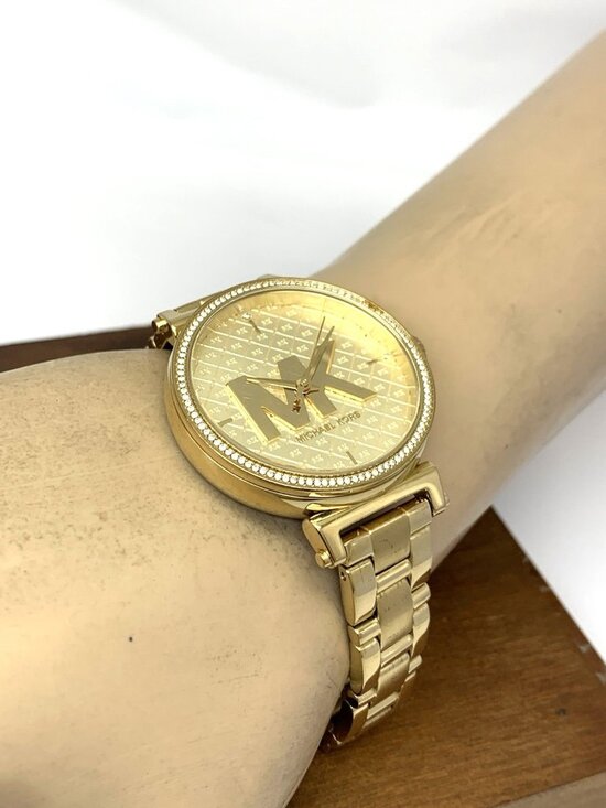 Michael Kors Women\'s Watch MK4334 Sofie Gemmed Quartz Gold Stainless Steel 36mm main image 5